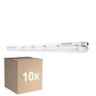 Mehrfachpackung 10x Ledvance LED Feuchtraumleuchte Feuchtigkeitsdicht 46W 6400lm - 840 Kaltweiß | 150cm